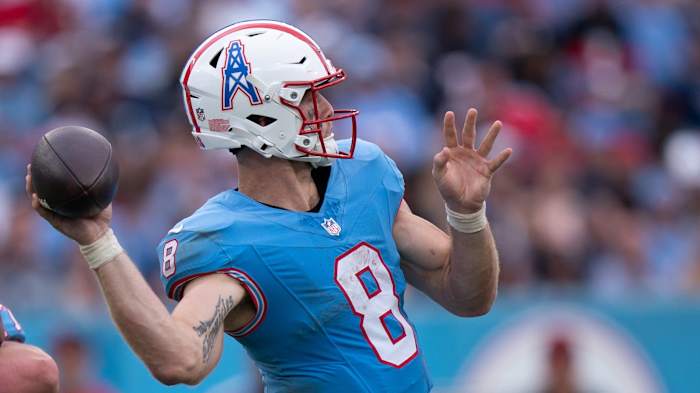 In his NFL debut, Will Levis threw for four touchdowns in Tennessee’s win over Atlanta.